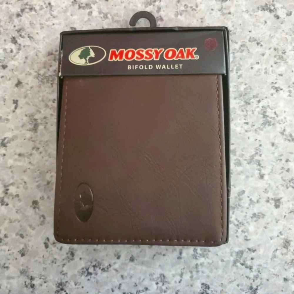 Brown mossy oak Bifold Brown Wallet